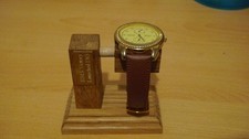 HMS Victory Reclaimed Oak - Nelson Trafalgar  - Stauer Nelson Watch & Stand