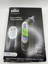 Braun ThermoScan 7 Digital Ear Thermometer for Baby Children Adults IRT6520 NEW