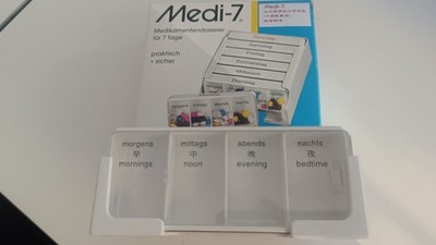 MEDI 7 Medikamentendos.f.7 Tage Deutsch/Englisch/Chinesisch