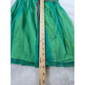 90s Y2K Victoria's Secret Sexy Little Things Green Lace Babydoll Ligerie Set S
