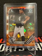Matthew Thompson 2019 Bowman Chrome Sapphire Orange Refractor 1st /25 #BDC-94