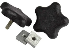 Dometic 930008 Black Adjustment Arm Knobs, 2-Pack For A&E Awnings