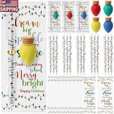 Christmas Pencil Set W/ Erasers Bookmarks Bulk Gifts Students Classroom New