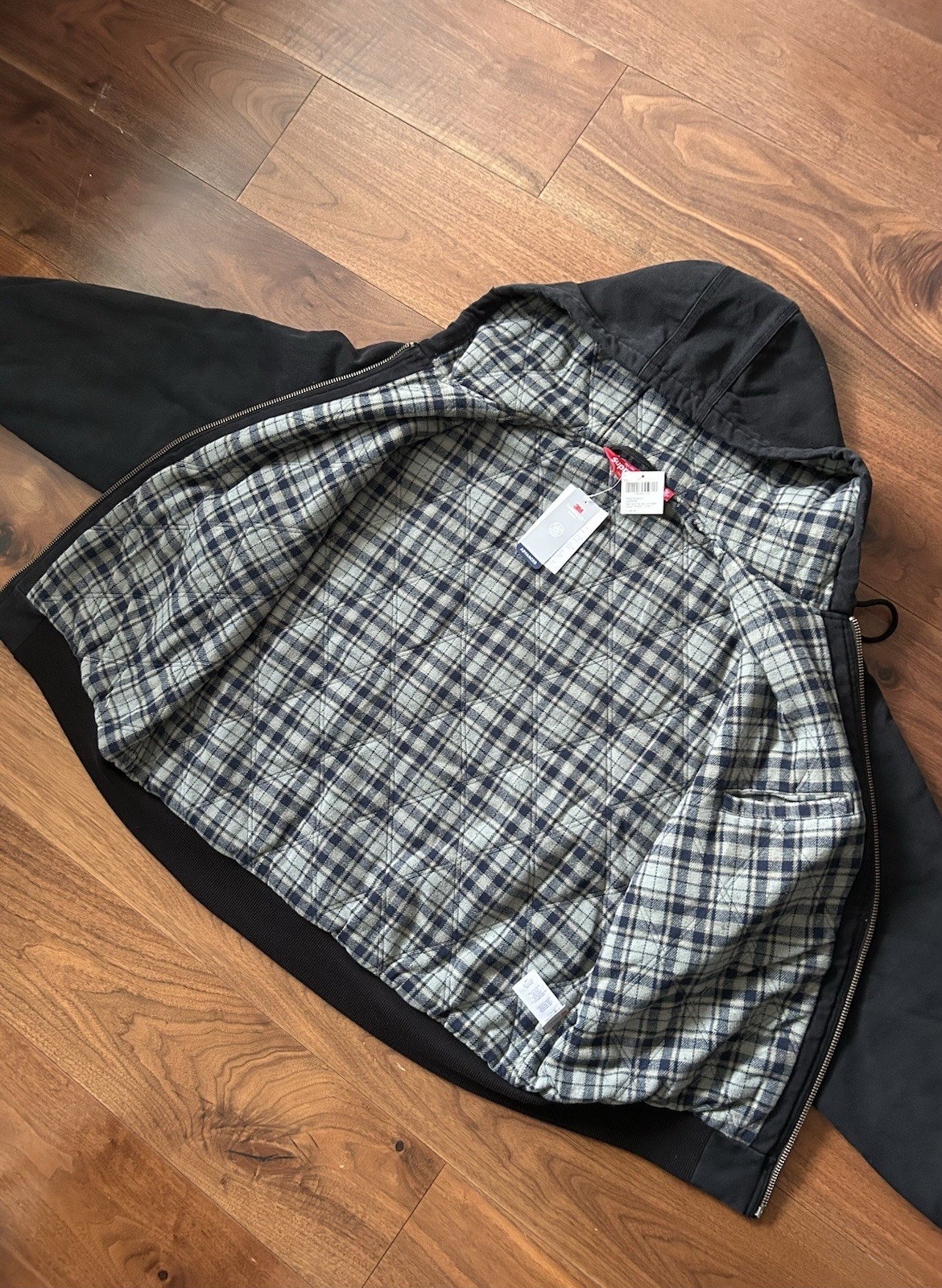 Supreme Reflective Arc Hooded Work Jacket image 7