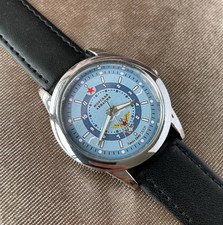 commander's-style quartz watch, vintage watches. Naval aviation.
