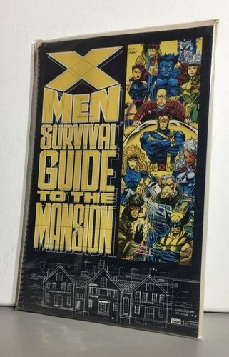X-Men Survival Guide to the Mansion Spiral Bound Xavier VTG 1993 NOS SEALED