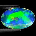 1.43 Ct Natural Ethiopian Faceted Opal Gemstone Multi Color Oval Cut — photo 1