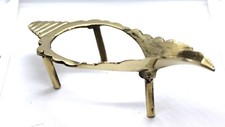 SHANKH COUNCH STAND 3 SIZES TEMPLE HINDU POOJA PUJA ARTICLE TRADITIONAL BRASS  