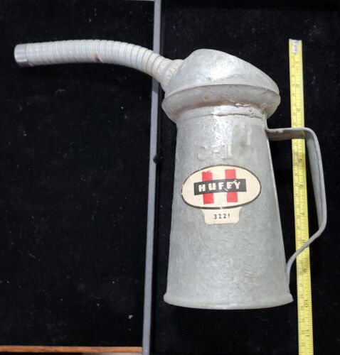 Original Huffy 3221 Galvanized Oil Can 1 Qt C-1 - Picture 7 of 13
