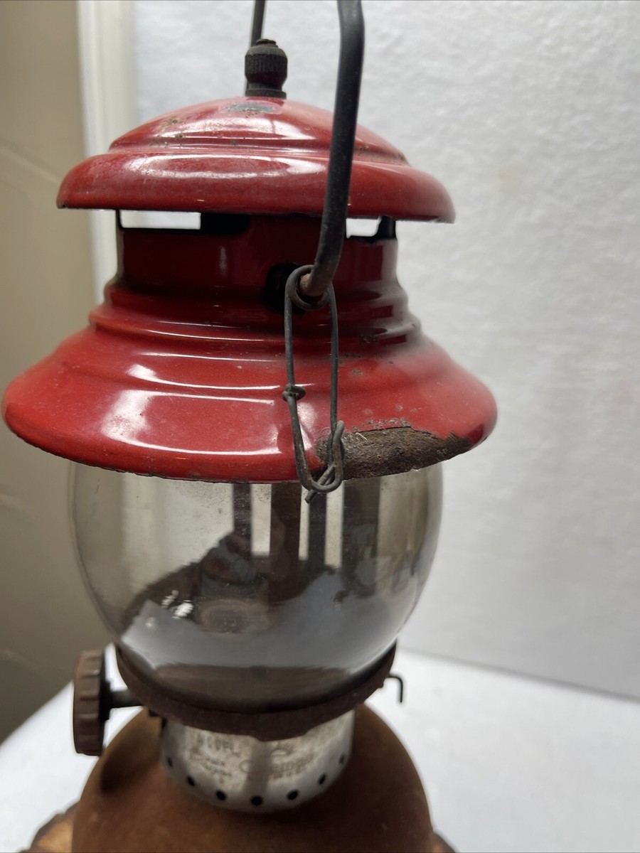 Vintage Coleman 200A Red Lantern 1957 Sunshine of The Night