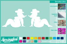 Curvy Country Mudflap Girls Cut Vinyl Decals 1 Mud Flap Girls Window Sticker
