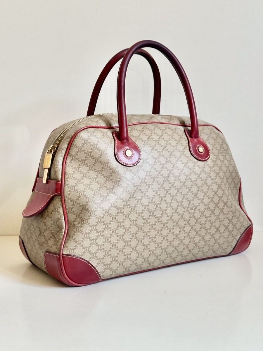 Sac à Main Céline Classic Vintage En Cuir Beige – Modèle Iconique – Occasion (état à Vérifier)