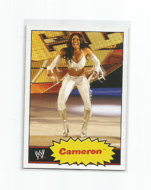CAMERON 2012 TOPPS HERITAGE WWE CARD #9