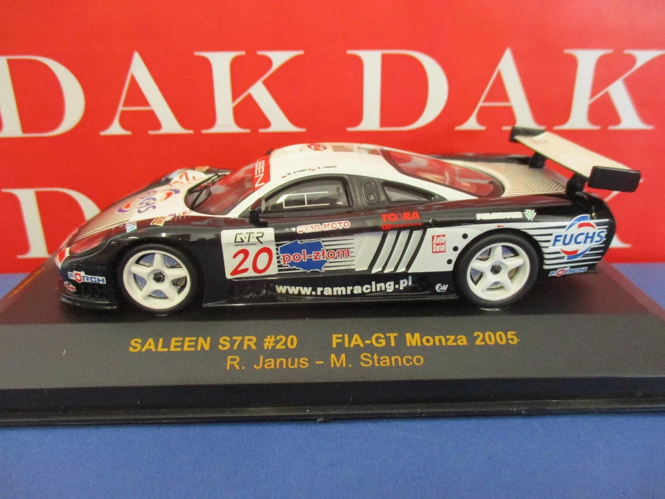 Die cast 1/43 Modellino Auto Saleen S7R FIA-GT Monza 2005 by Ixo - Immagine 2 di 4