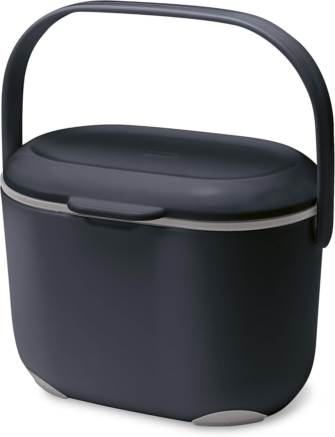 Addis 515630 2.5 Litre Kitchen Compost Caddy, BlackGrey, 2.5L