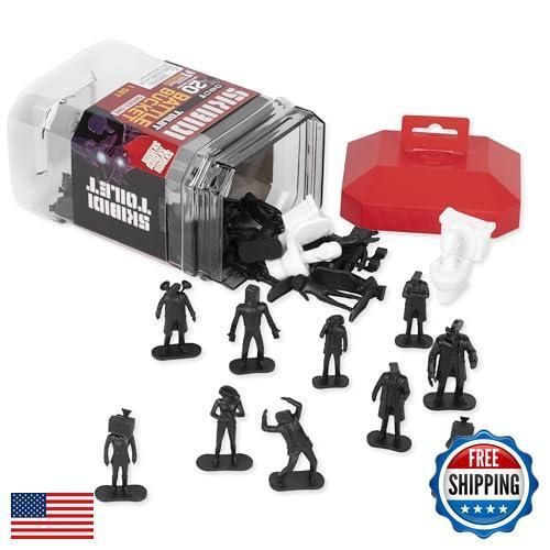 SKIBIDI Toilet Battle Bucket, Collectible Figures, Officially Licensed Toilet - Picture 5 of 5