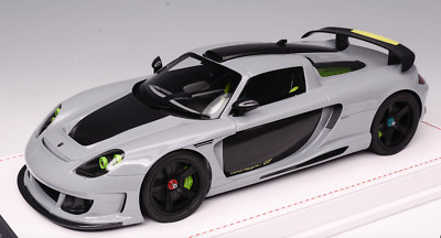 1/18 Ivy Models Porsche Gemballa Mirage GT in Grey  on Leather base