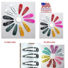 CHOOSE QUANTITY-- SPRING METAL HAIR CLIPS SNAP PIN, HAIR ACCESSORY