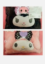 Kuromi My Melody Reversible Cushion SANRIO approx38 26cm, RARE