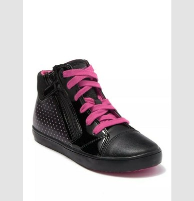 Geox Gisli Black/Fuchsia Sneakers Youth Sz.3 New with Box! | eBay
