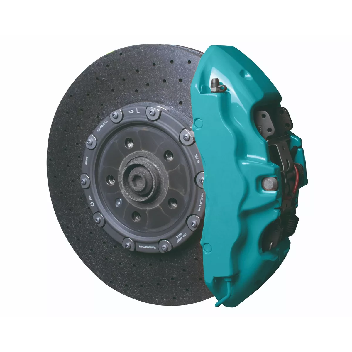 Foliatec Vehicle Car Brake Caliper Paint Engine Lacquer Turquoise 3 Part Kit