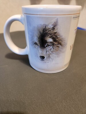 Timber Wolf Coffee Mug by Leaning Tree 1991 Art by Katheryn Weisberg MGR 118
