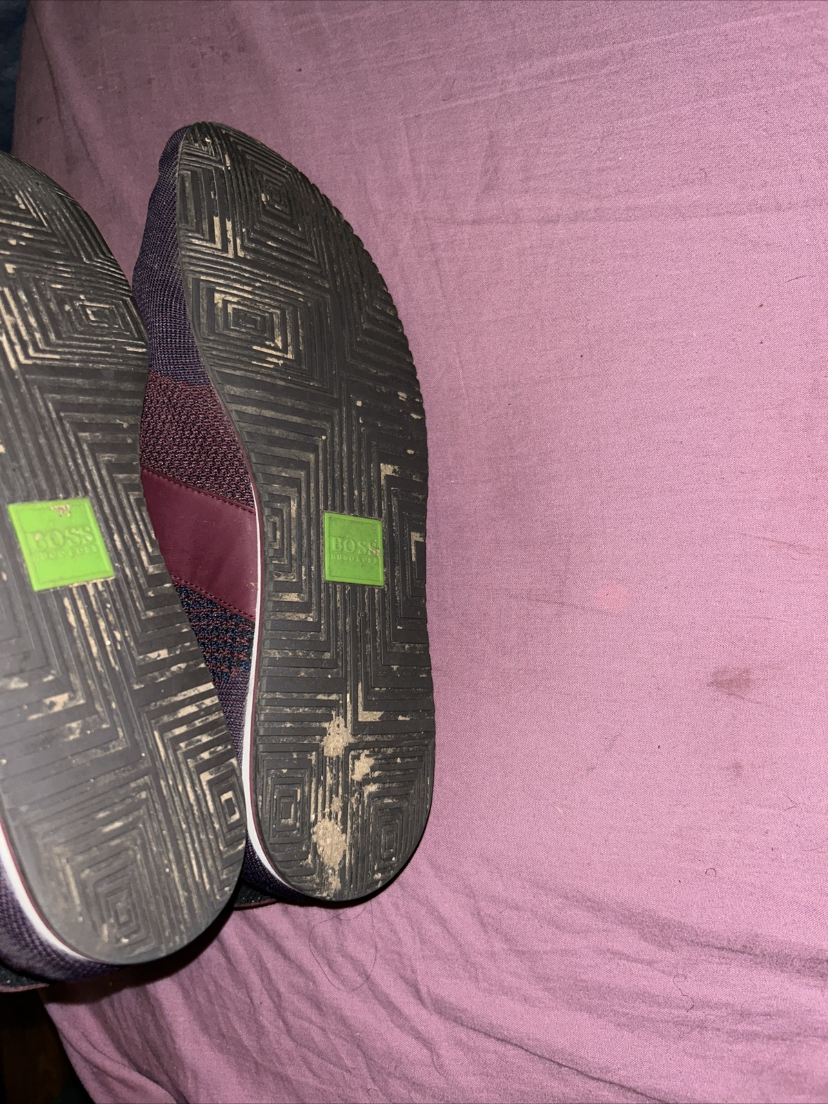 Purple Hugo Boss Trainers Size 9 EU43 eBay