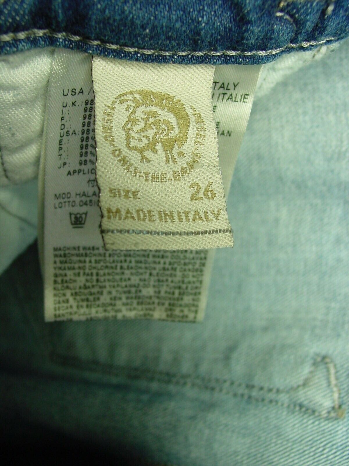 Diesel HALAIS Jeans Ladies Wash 008W5 Stretch 26 … - image 1