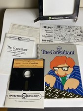 The Consultant Database Management Commodore 64 - 5.25  Floppy Disk Delphi  s