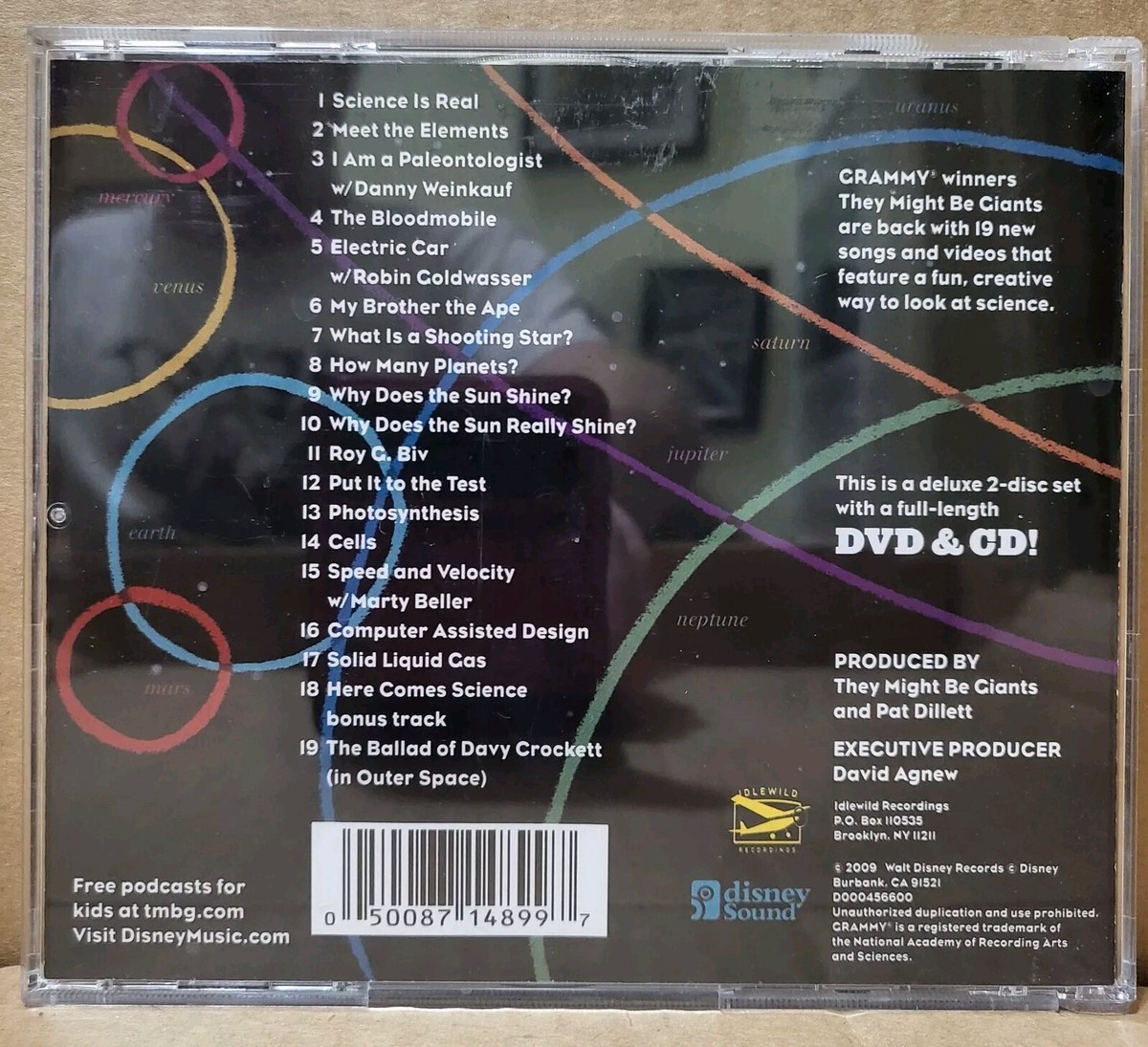 They Might Be Giants ‎– Here Comes Science CD / DVD 2009 BAND