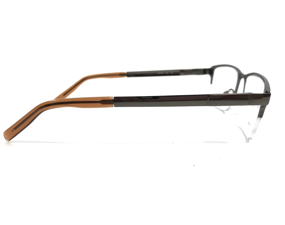 Monturas para gafas Safilo Elasta SA1030 LN4 gris metalizado medio borde 55-19-145 Foto 3 de 4