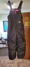 ZeroXposur Youth Black Pink Snow Ski Bibs/Pants/coveralls, Size 6/6X Sledriding