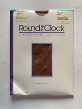 VTG Round the Clock VELVET OPAQUE Control Top tight - Ante Size A Pantyhose NEW