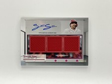 2024 Topps Museum Collection Signature Swatches /99 Spencer Steer SWTRA-STE Auto