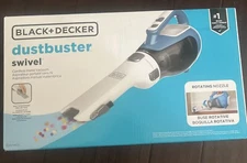 BLACK+DECKER Swivel Handheld Vacuum Cleaner - Blue/White (CHV1410L)