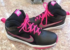 Girls Nike GS Team Hustle D6 Style Shoe Sneakers SZ 6Y Nike ID 599187-004 EUC
