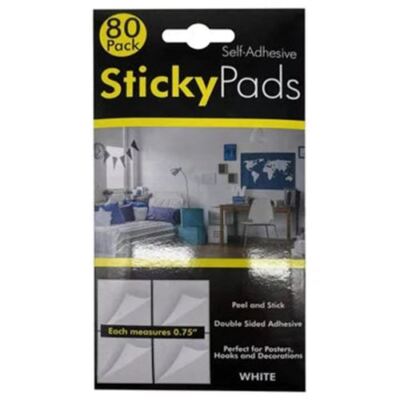 80 Piece Exterior Sticker Pads/White | eBay