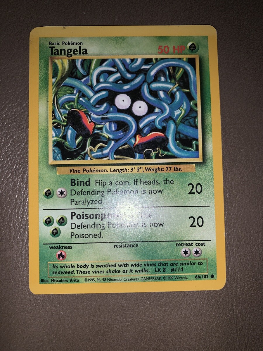 Pokemon Tangela Card