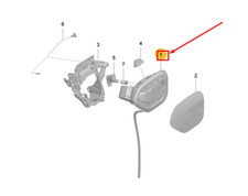 PORSCHE Taycan Left Drive Motor Battery Pack Charging Port 9J1821247 NEW GENUINE