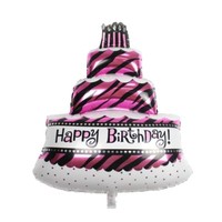 Torte Folienballon Luftballon Geburtstag Happy Birthday Party Deko