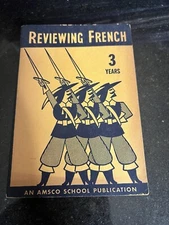 Reviewing French 3 Years Amsco School Publication 1952