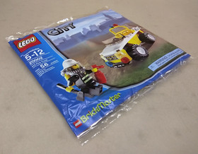 LEGO City 20002 4x4 Fire Truck NEW! RARE! Yellow Jeep Car Tools Town BrickMaster