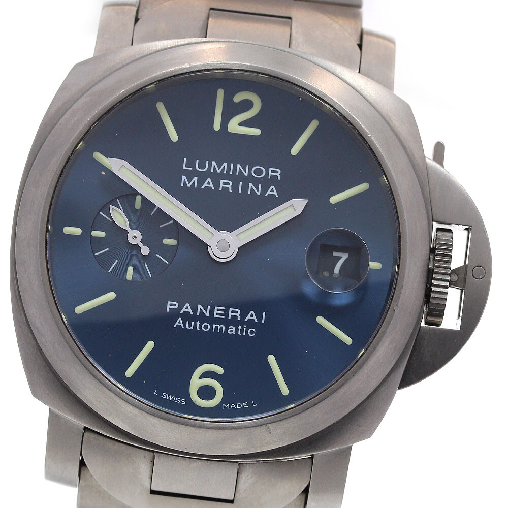 PANERAI PAM00283 Luminor Marina Date Men's Watch From Japan G1110 - Main Image