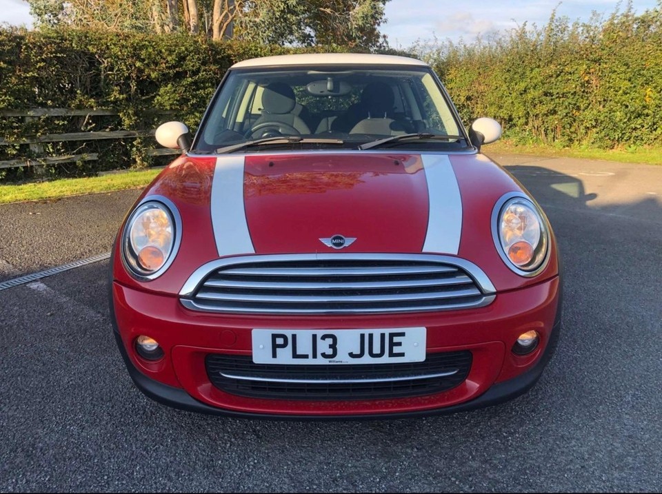 2013 Mini Cooper 1.6 Petrol hatchback Manuel Red Hpi Clear Cheap