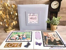 Family Scrapbook Album, Premade Family Album, 8 By 8 Mom Birthday Photo Book