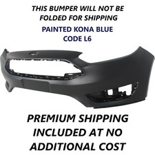 2015-2018 FOCUS FRONT BUMPER COVER OEM PAINTED KONA BLUE L6 F1EZ17757CAPTM