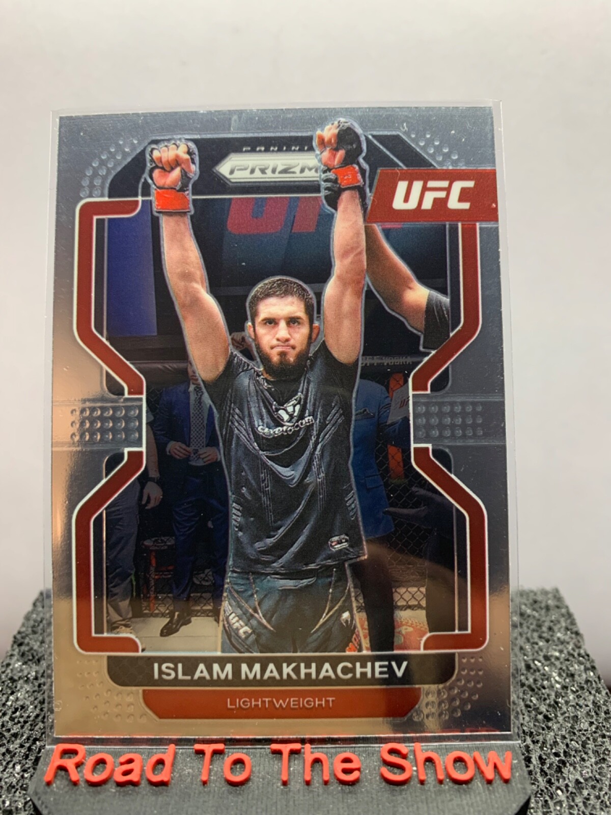 Islam Makhachev Prizm Base - 2022 Panini Prizm UFC #125