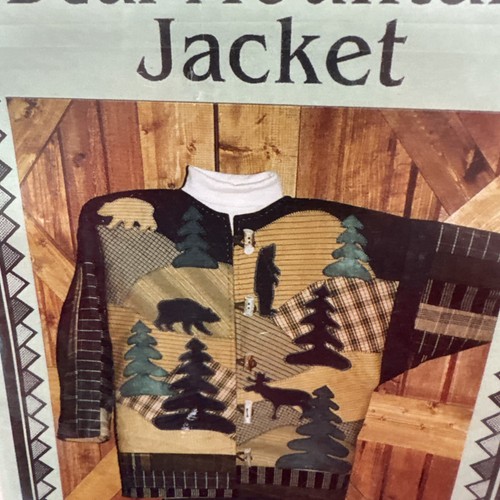 Bear Mountain Jacket Quilted Applique Sewing Pattern J27 Eileen's Design Studio - Picture 3 of 4