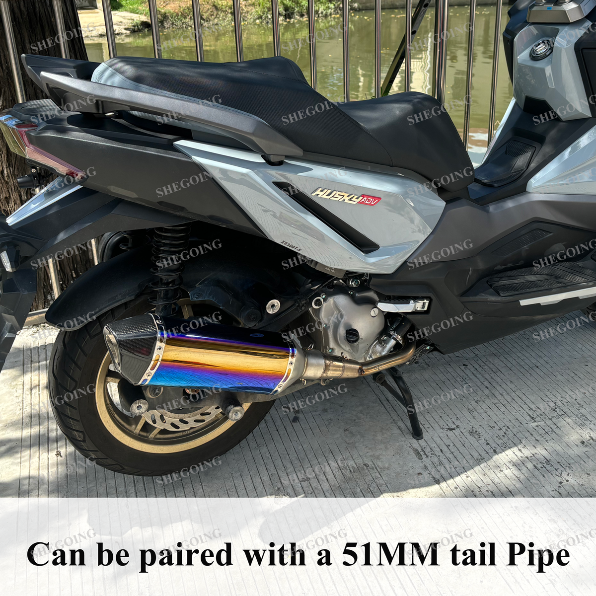 2023-2024 SYM Husky ADV 300 For SYM HUSKY ADV 300 Escape Exhaust