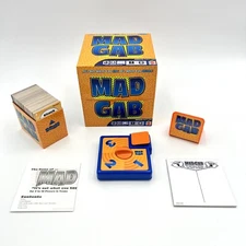 2005 Mattel Mad Gab Party Card Game 2-12 Players Complete In Box